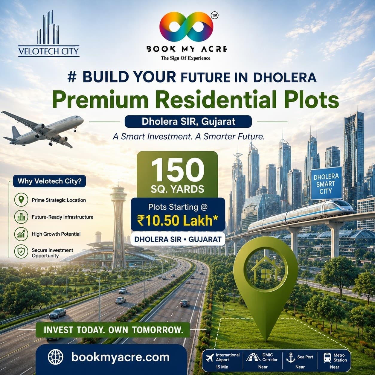 Image of Plot for Sale in Dholera, Ahmedabad