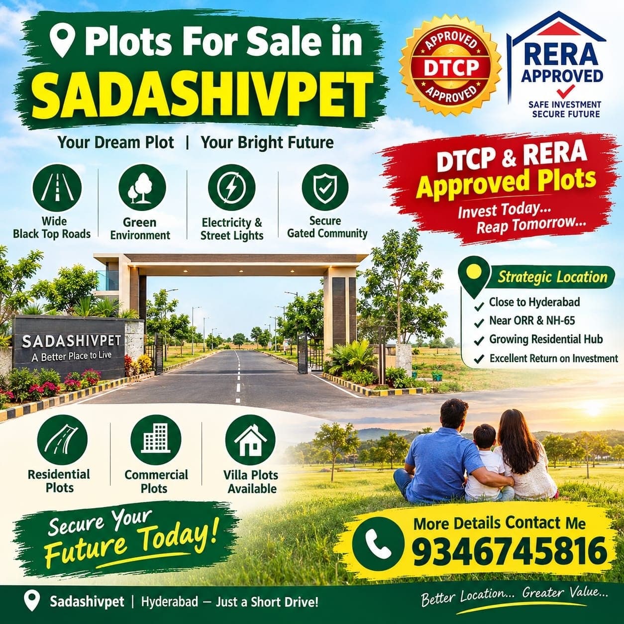 Image of Plot for Sale in Sadashivpet