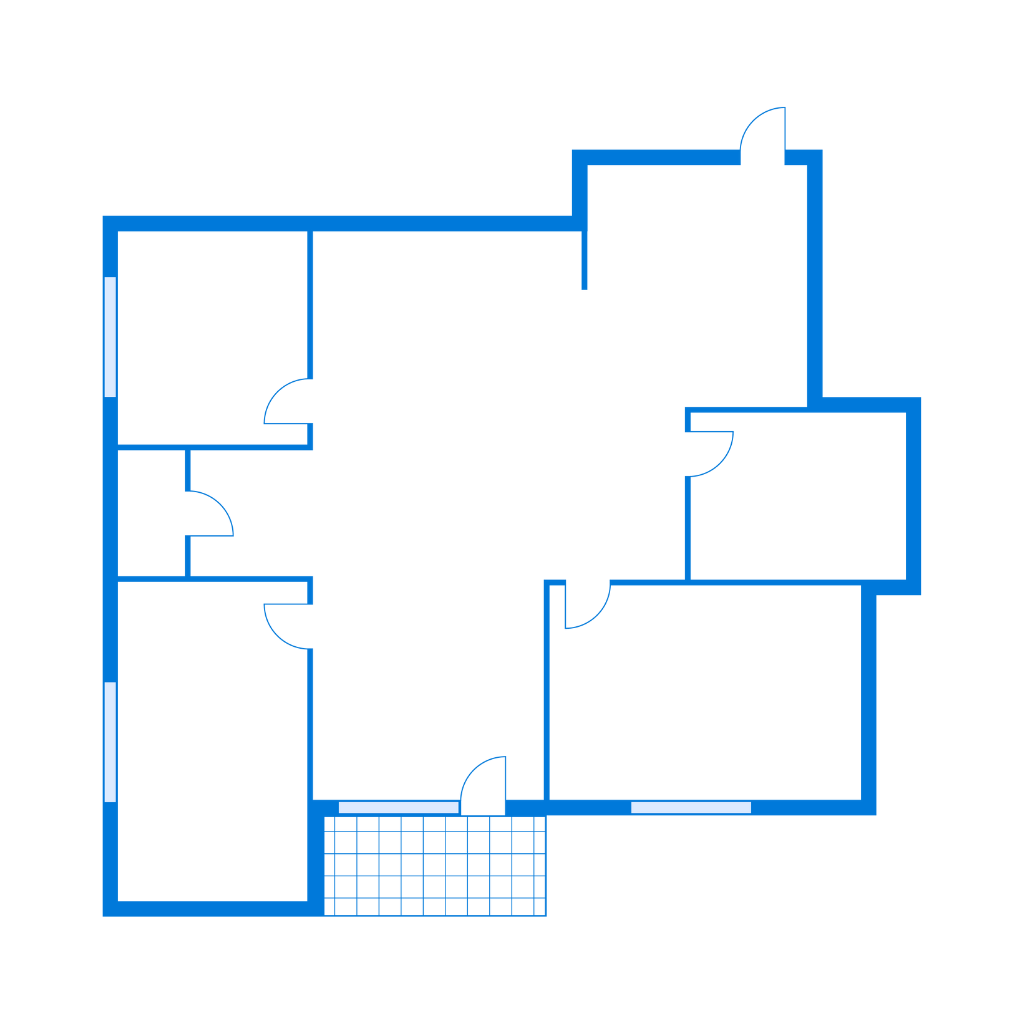 house with 4+ windows